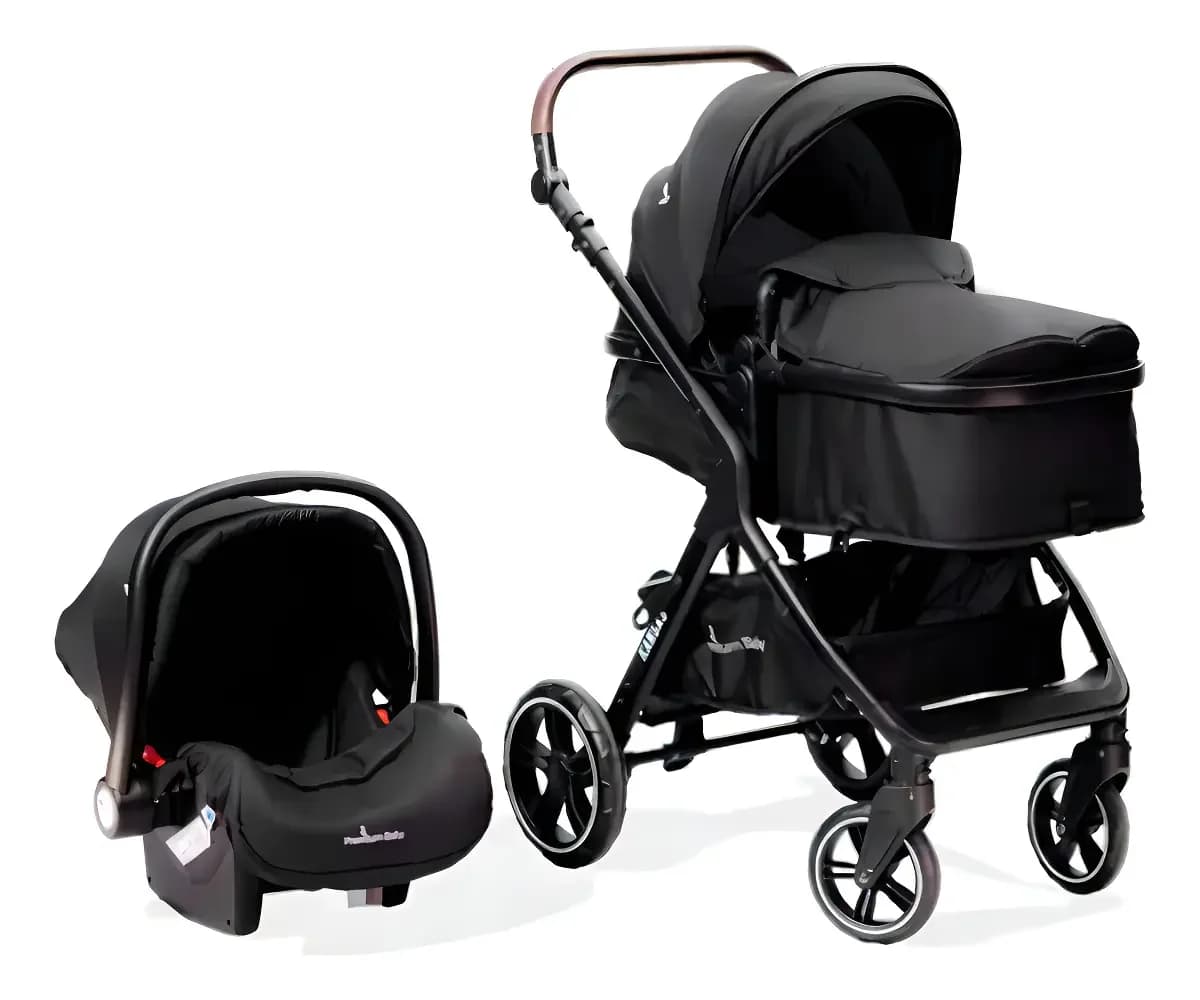 Carrinho de bebê Premium Baby Kansas travel system 4 em 1